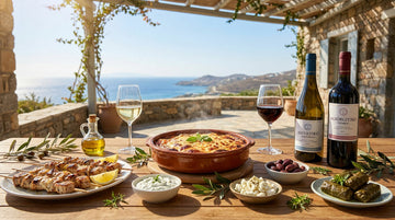 Accord vin et cuisine grecque : moussaka, souvlaki, mezzés